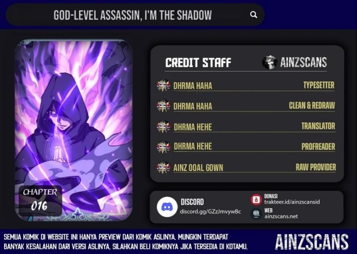God-level Assassin, I’m the Shadow Chapter 76 Gambar 1