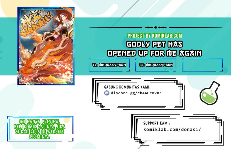Godly Pet Has Opened Up for Me Again Chapter 01 Gambar 1