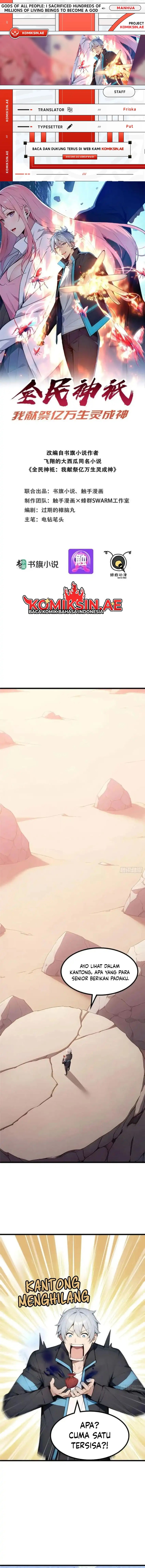 Gods of All People: I Sacrificed Hundreds of Millions of Living Beings To Become a God Chapter 83 Gambar 1