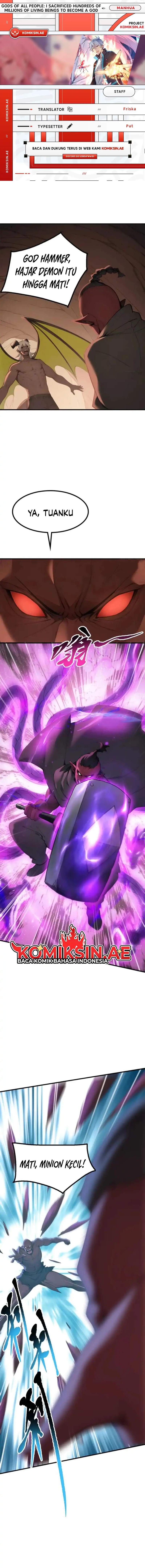 Gods of All People: I Sacrificed Hundreds of Millions of Living Beings To Become a God Chapter 85 Gambar 1