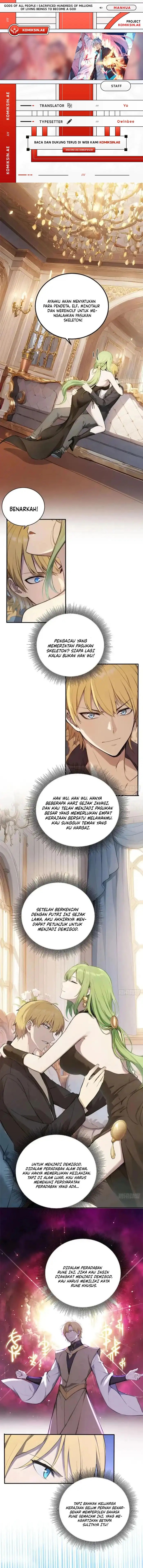 Gods of All People: I Sacrificed Hundreds of Millions of Living Beings To Become a God Chapter 87 Gambar 1