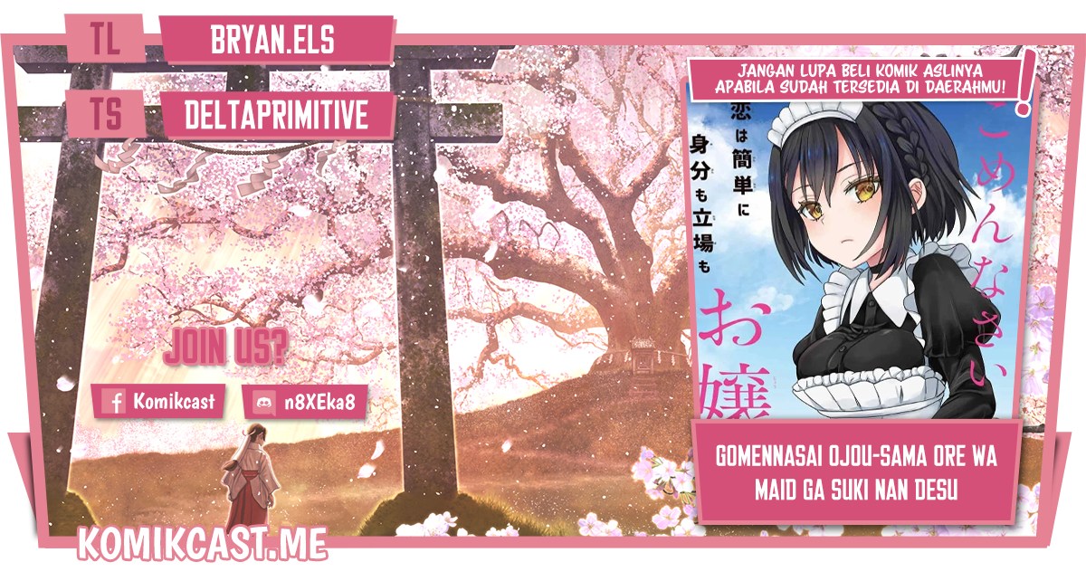 Gomennasai Ojou-sama, Ore wa Maid ga Suki nan desu Chapter 06.1 Gambar 1