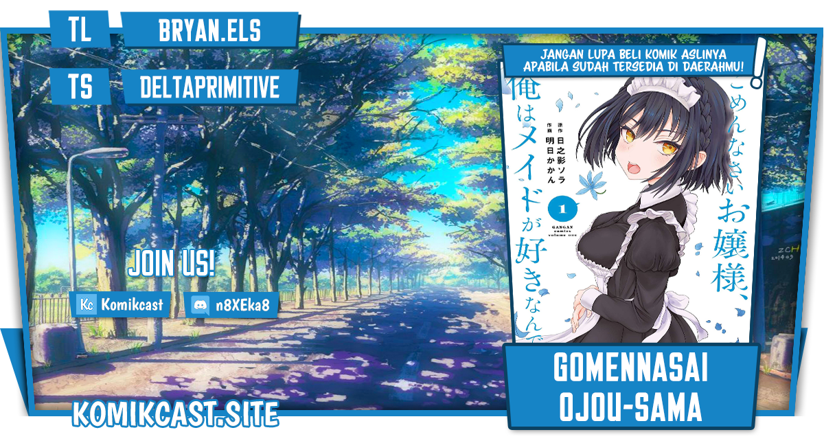 Gomennasai Ojou-sama, Ore wa Maid ga Suki nan desu Chapter 07.2 Gambar 1
