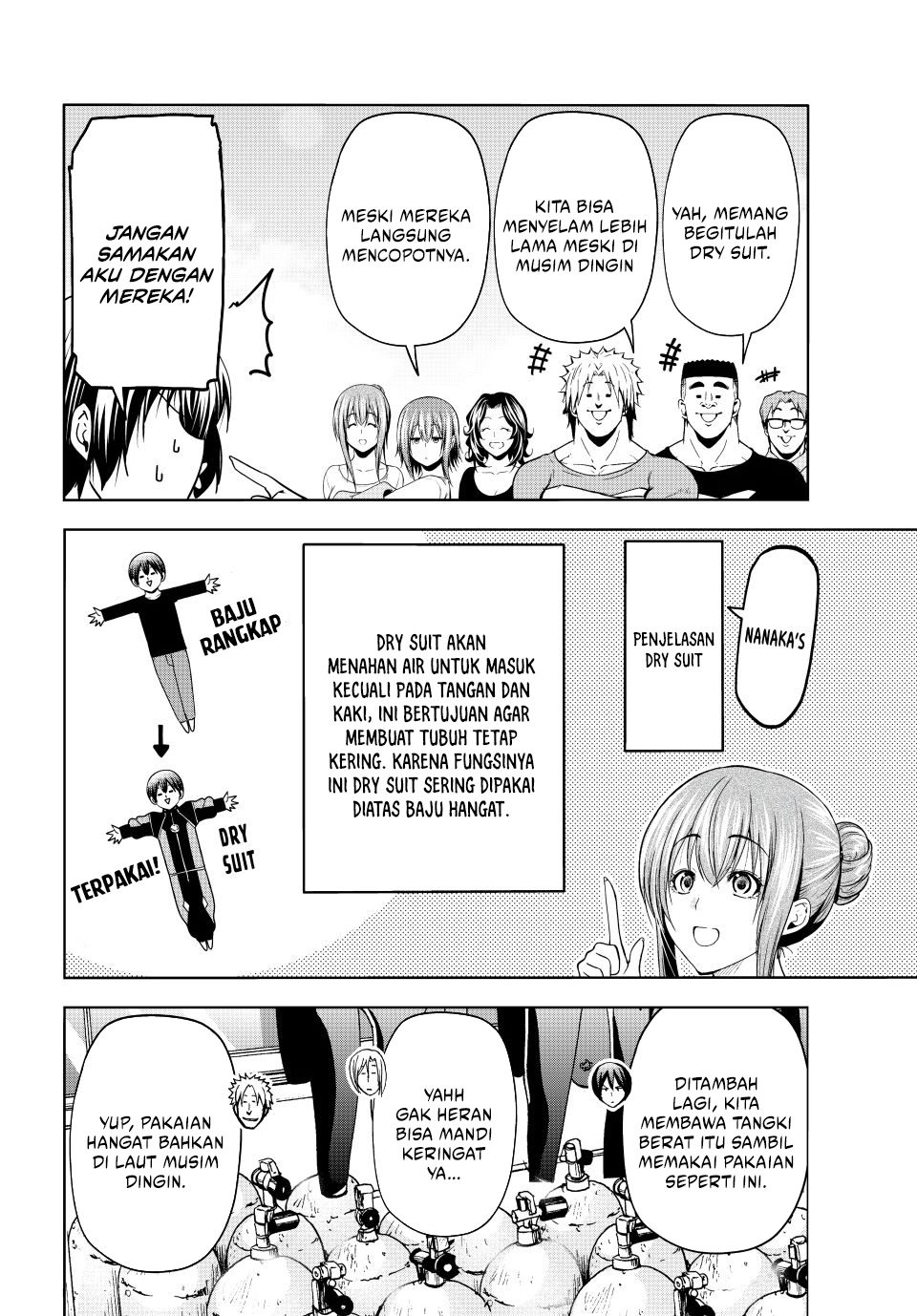Grand Blue Chapter 105 Gambar 6