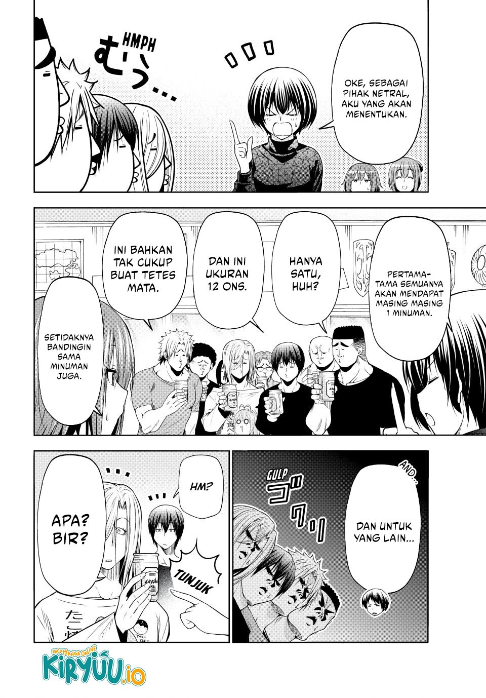 Grand Blue Chapter 105 Gambar 16