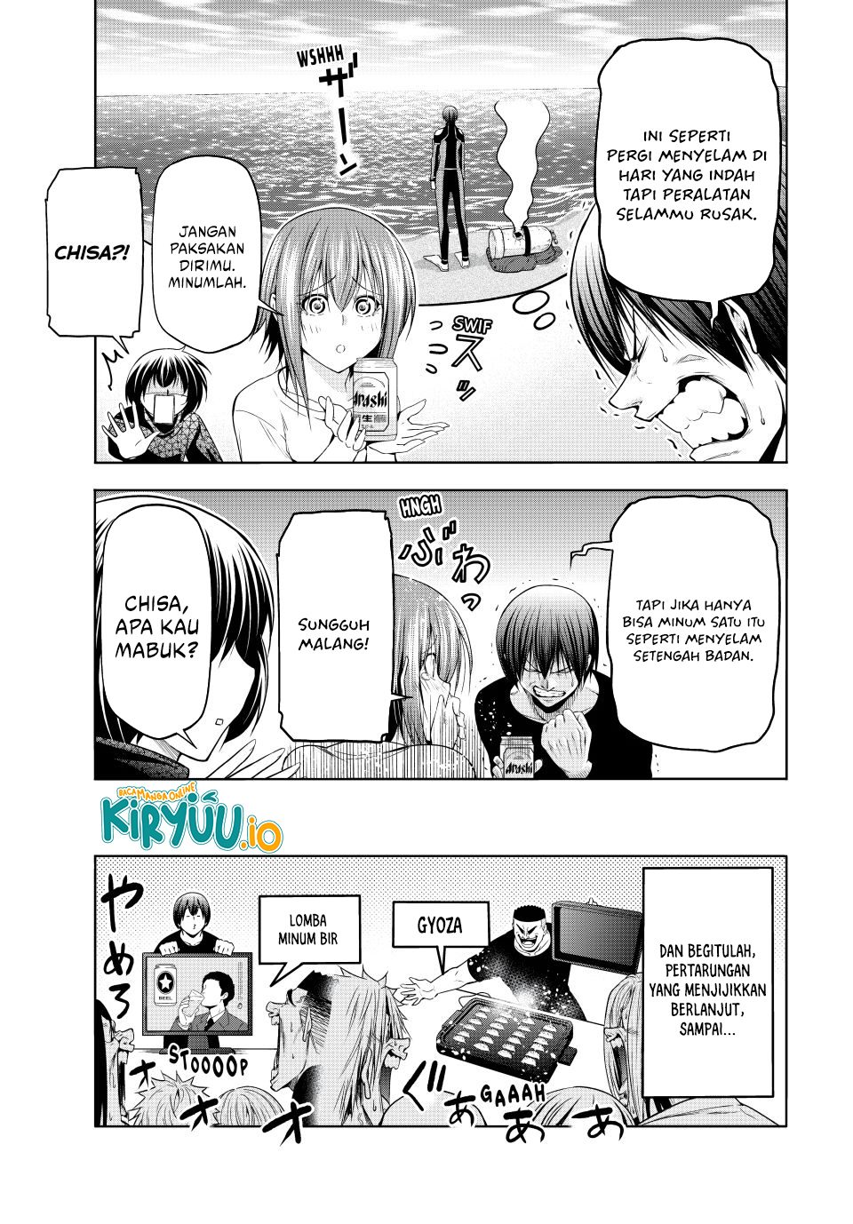 Grand Blue Chapter 105 Gambar 33