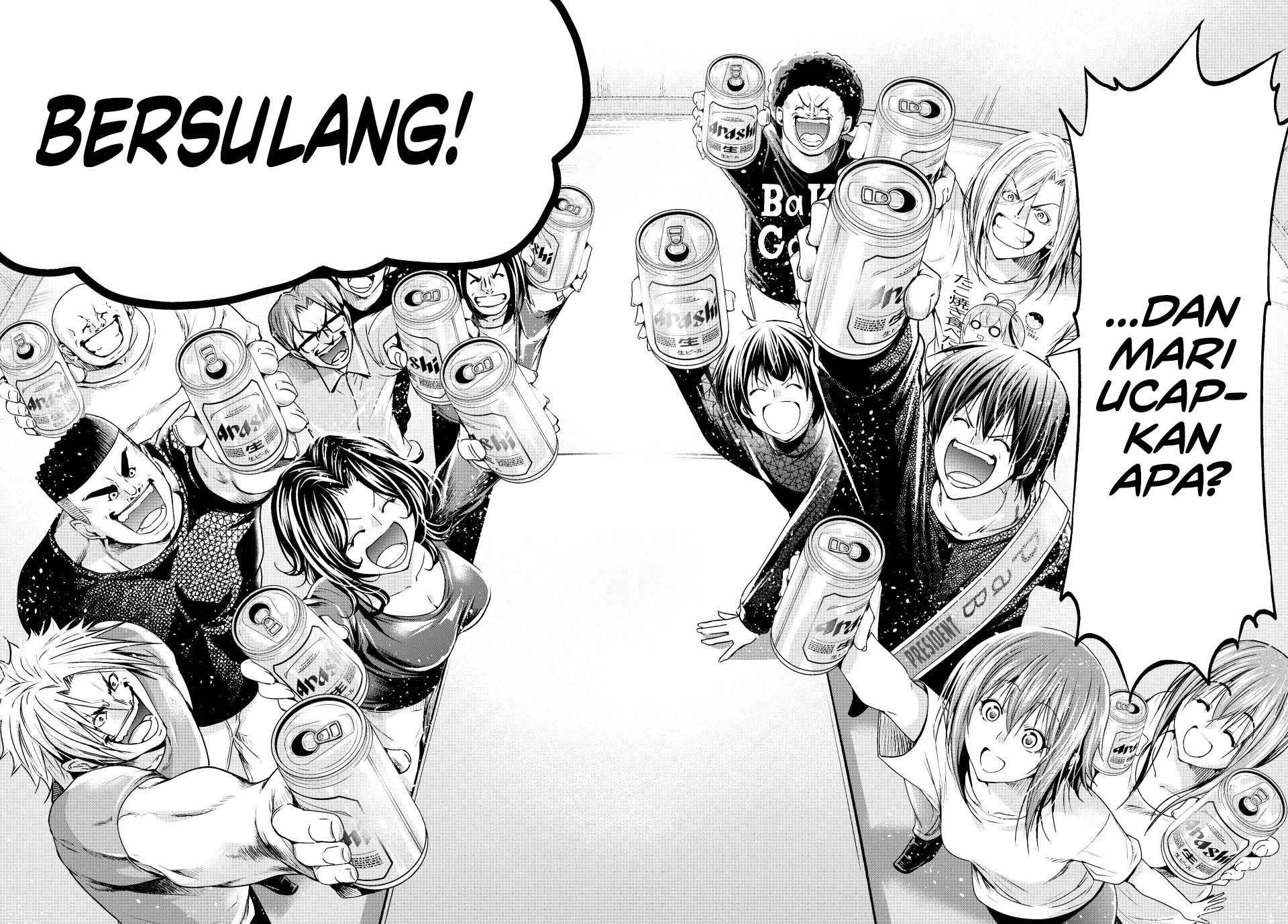 Grand Blue Chapter 105 Gambar 52