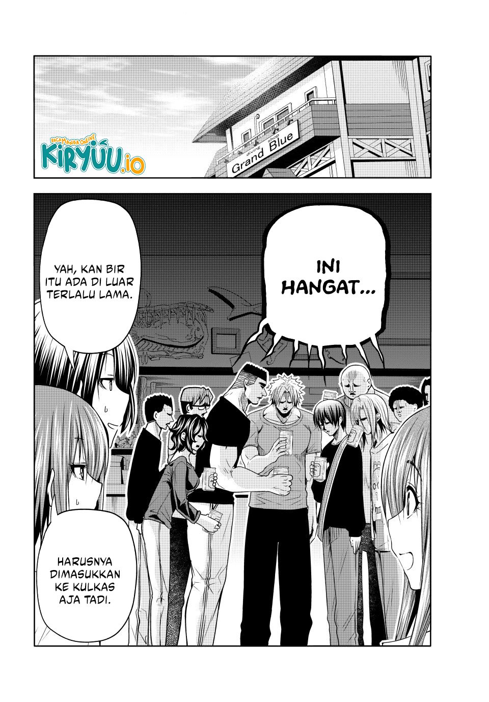 Grand Blue Chapter 105 Gambar 53