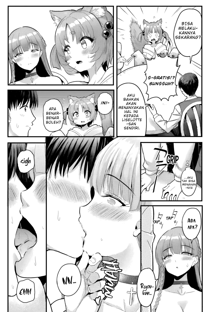 Gyakuten Isekai de Yomeki Okure S-Rank Onna Bokensha tachi ni Semararete Imasu Chapter 05 Gambar 6