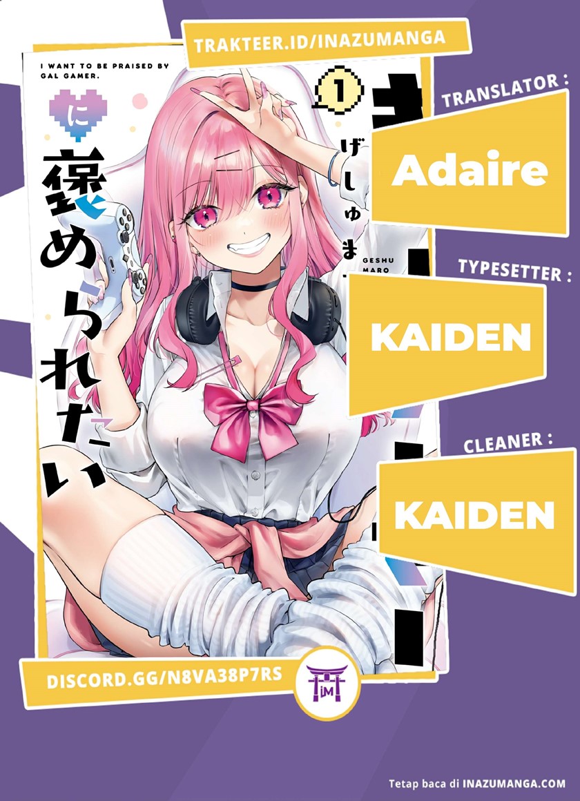 Gyaru Gamer Homeraretai Chapter 11 Gambar 1
