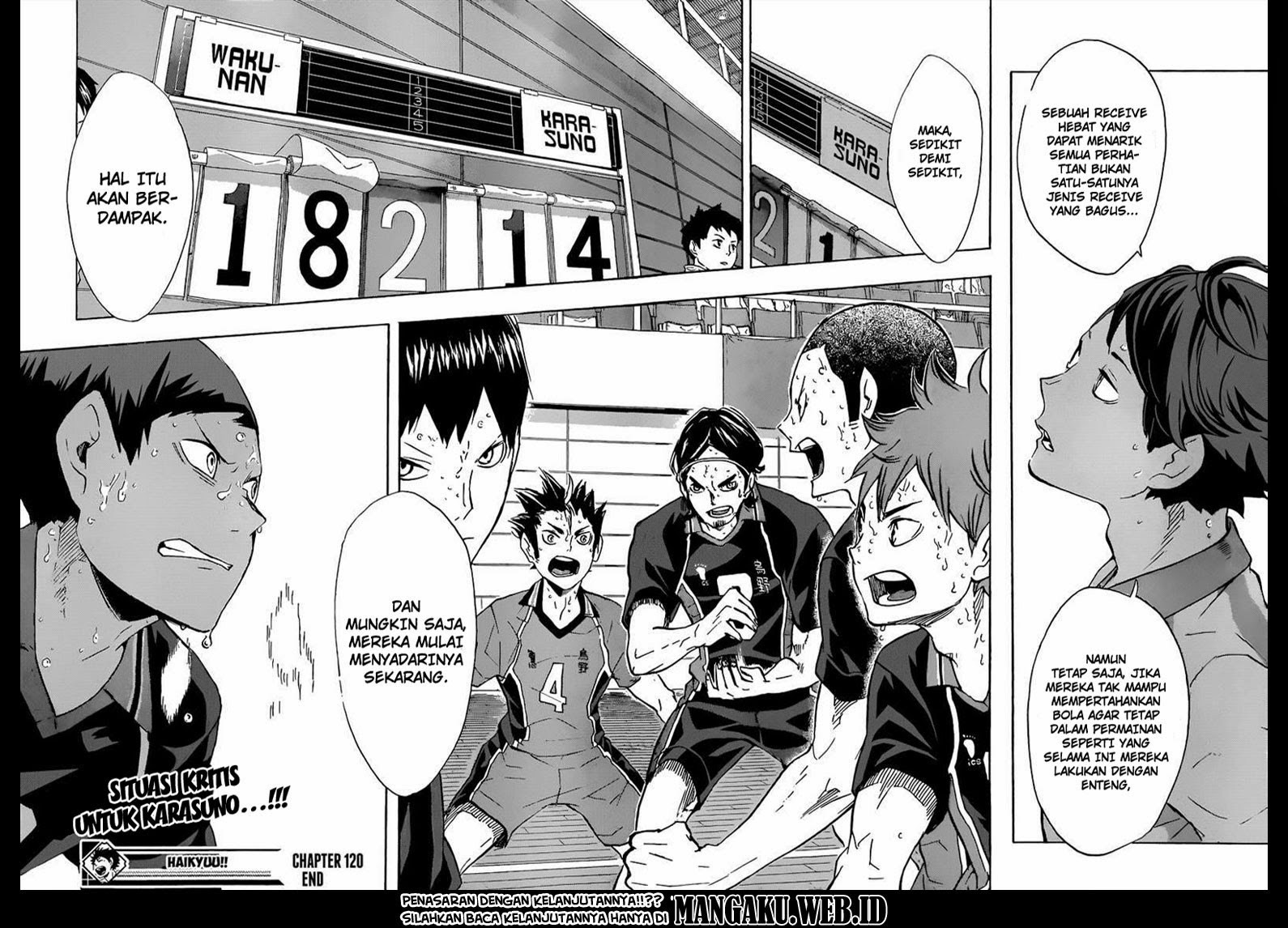 Haikyuu!! Chapter 120 Gambar 19