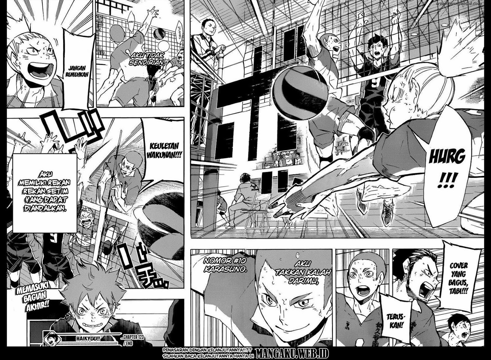 Haikyuu!! Chapter 123 Gambar 19