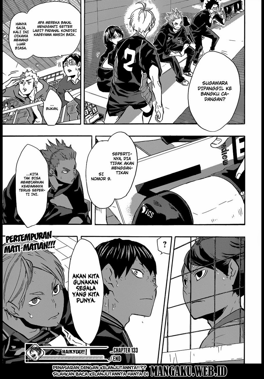 Haikyuu!! Chapter 133 Gambar 19