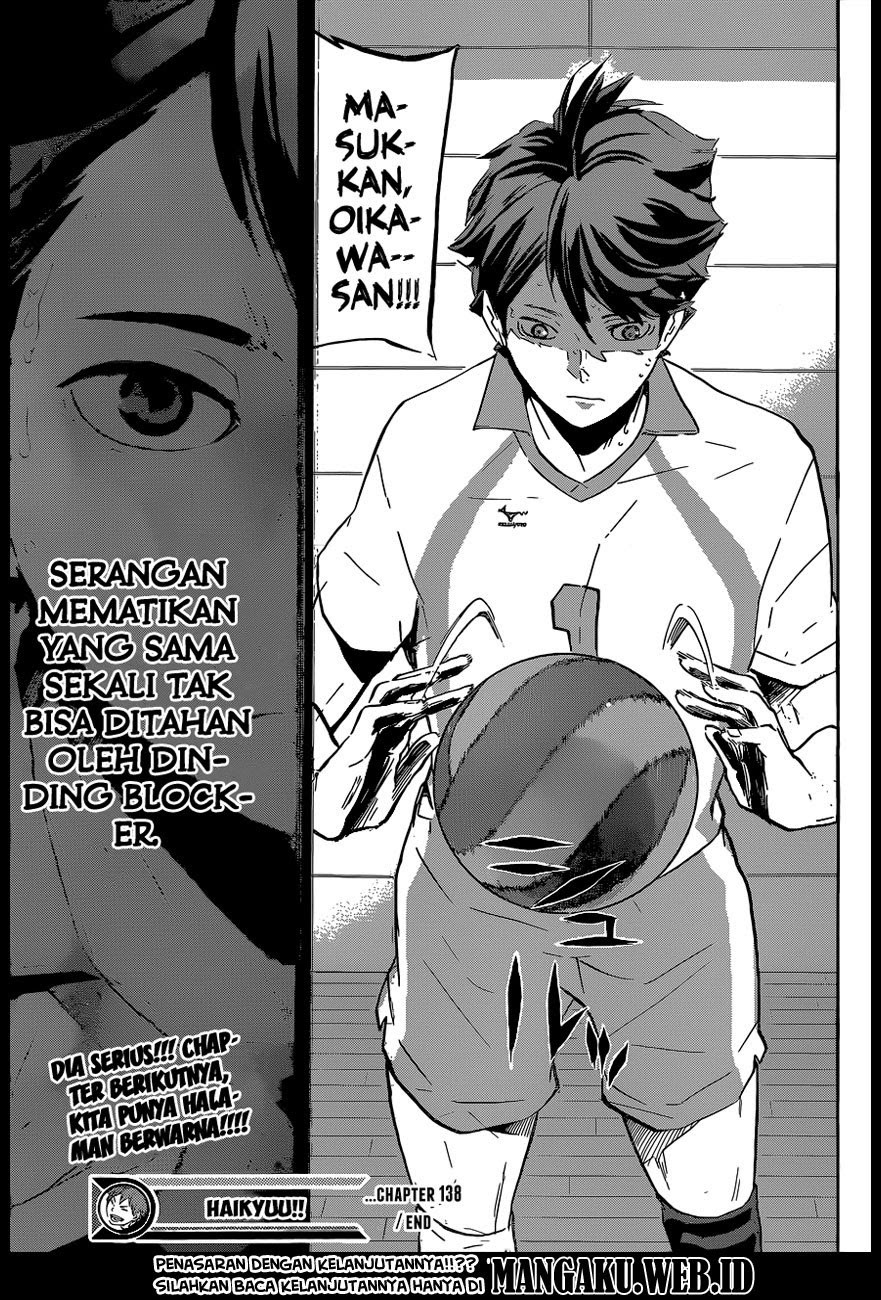 Haikyuu!! Chapter 138 Gambar 19