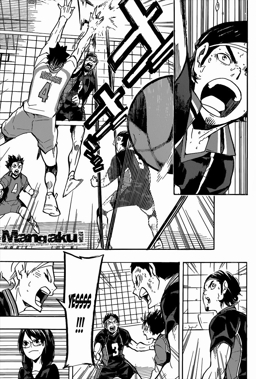 Haikyuu!! Chapter 144 Gambar 16
