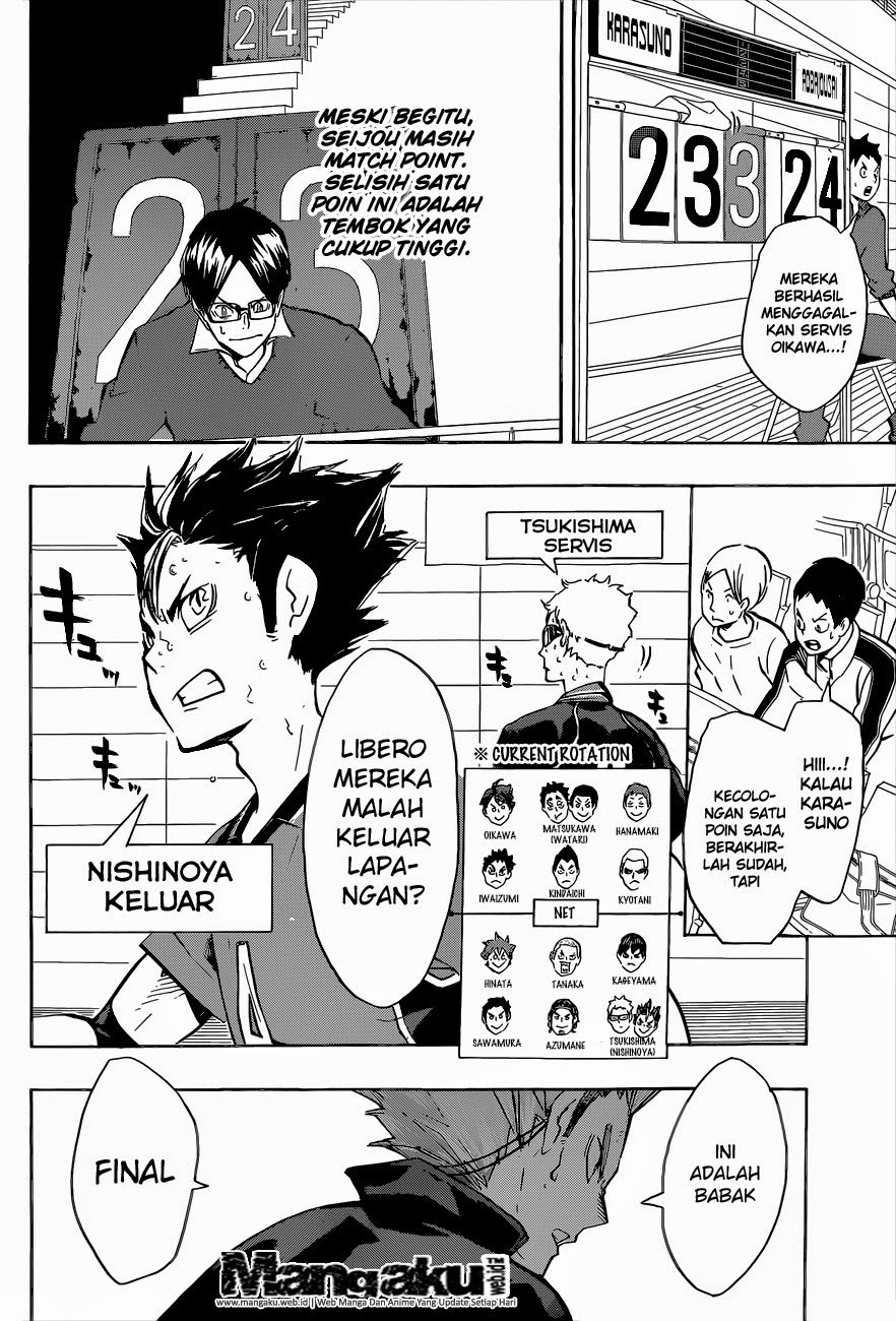 Haikyuu!! Chapter 144 Gambar 17