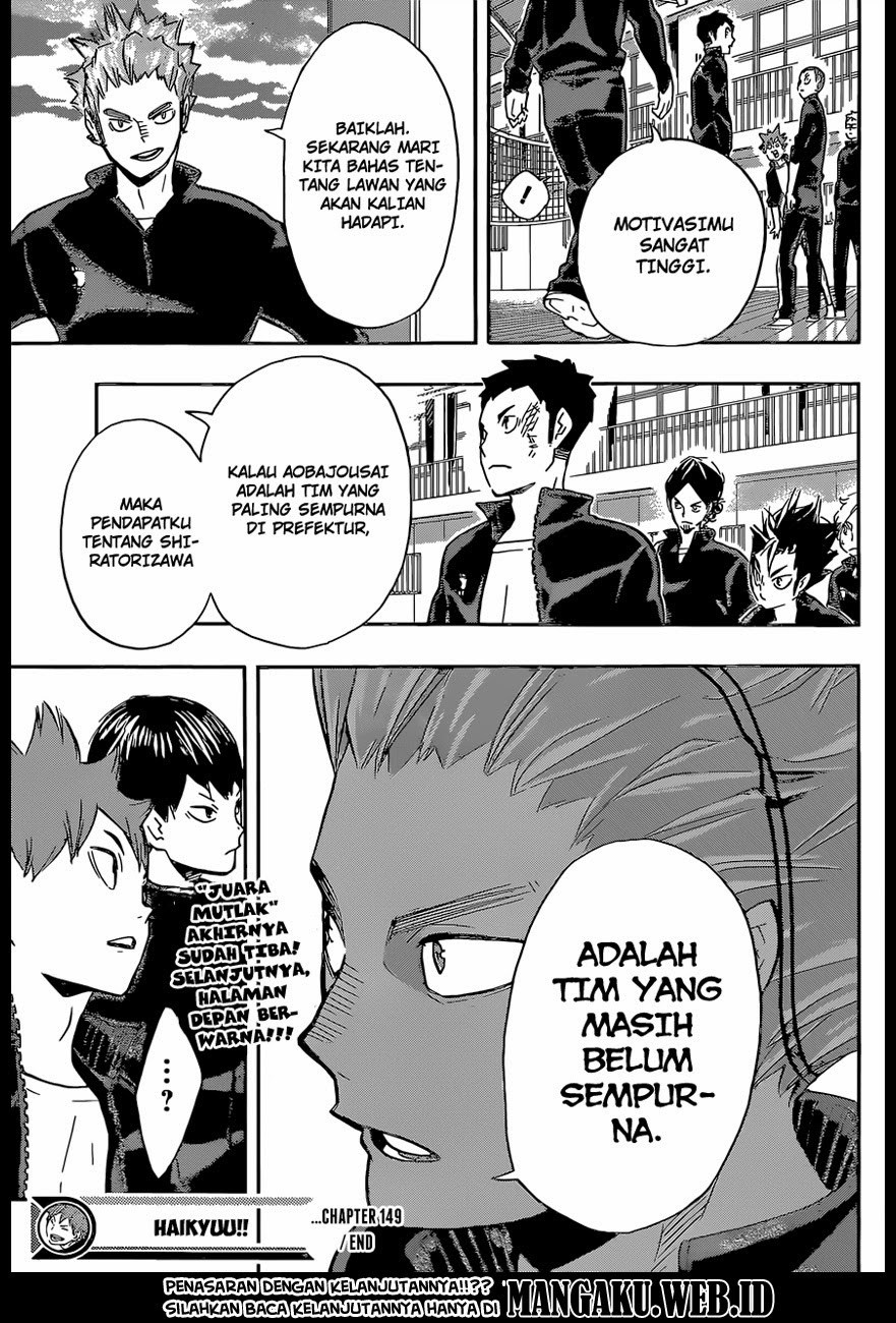 Haikyuu!! Chapter 149 Gambar 20
