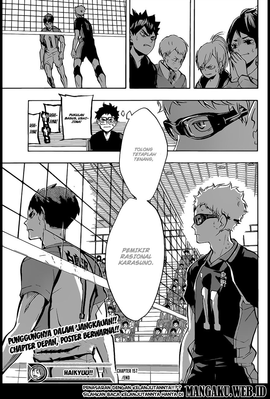 Haikyuu!! Chapter 157 Gambar 18