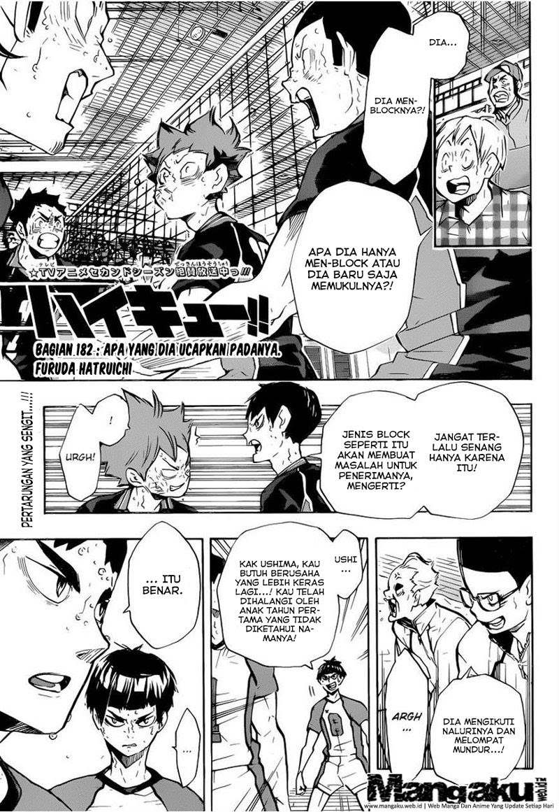 Haikyuu!! Chapter 182 Gambar 2