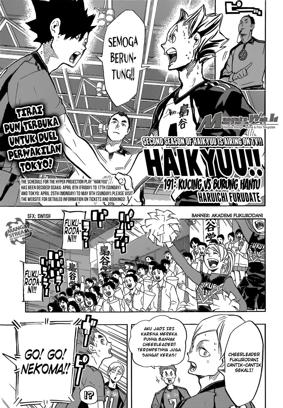 Haikyuu!! Chapter 191 Gambar 9
