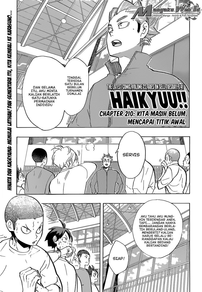 Haikyuu!! Chapter 210 Gambar 2