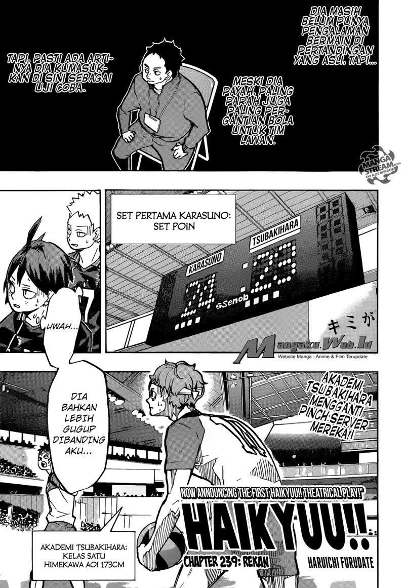 Haikyuu!! Chapter 239 Gambar 1