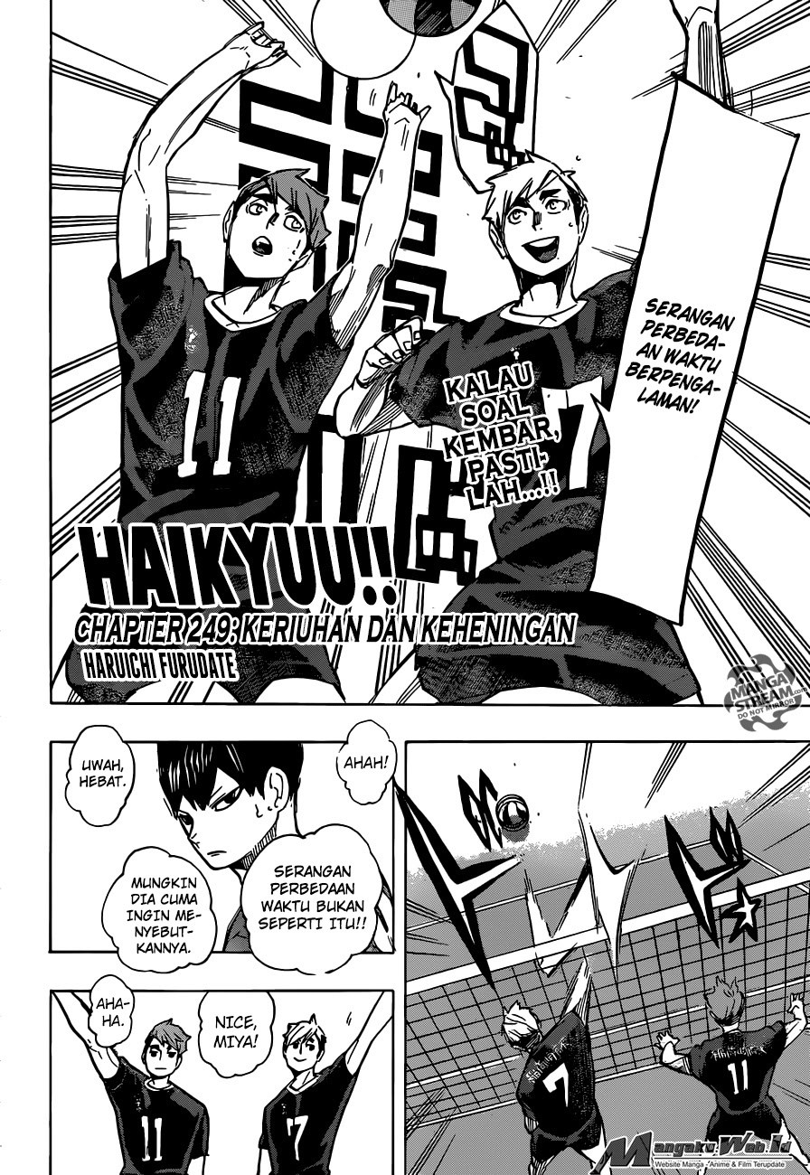 Haikyuu!! Chapter 249 Gambar 4