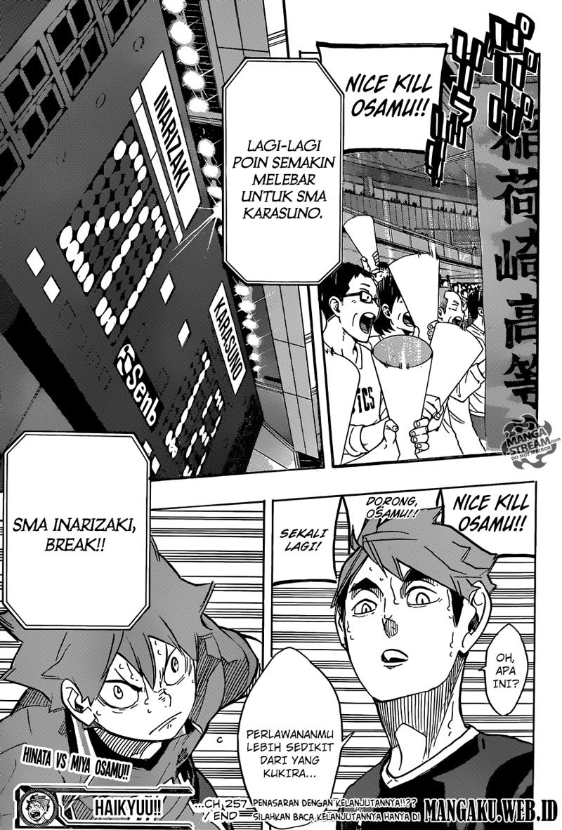 Haikyuu!! Chapter 257 Gambar 20