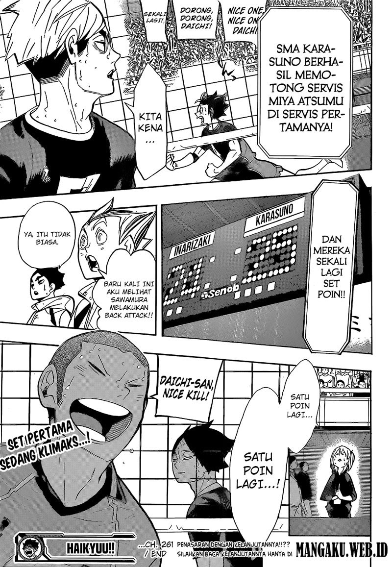 Haikyuu!! Chapter 261 Gambar 19
