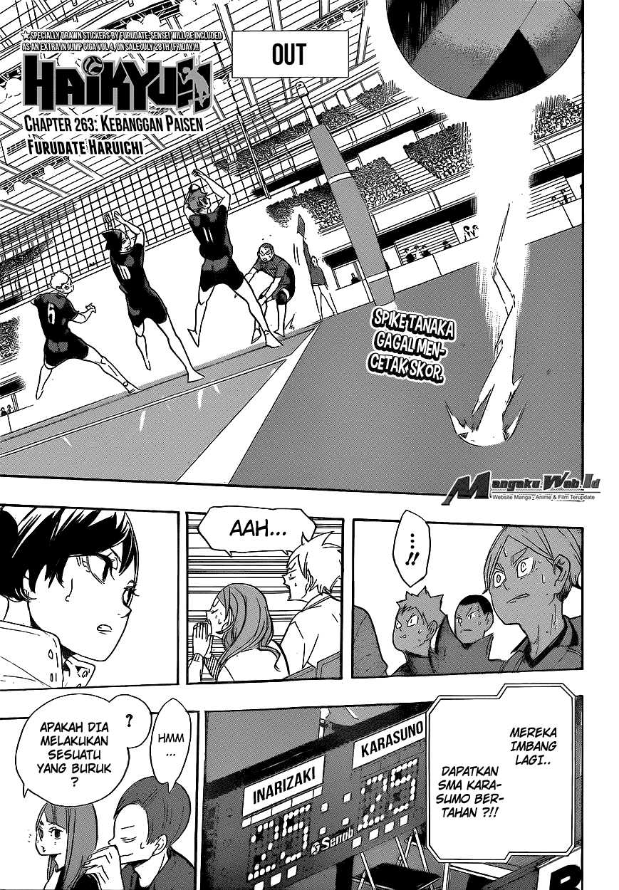Haikyuu!! Chapter 263 Gambar 1