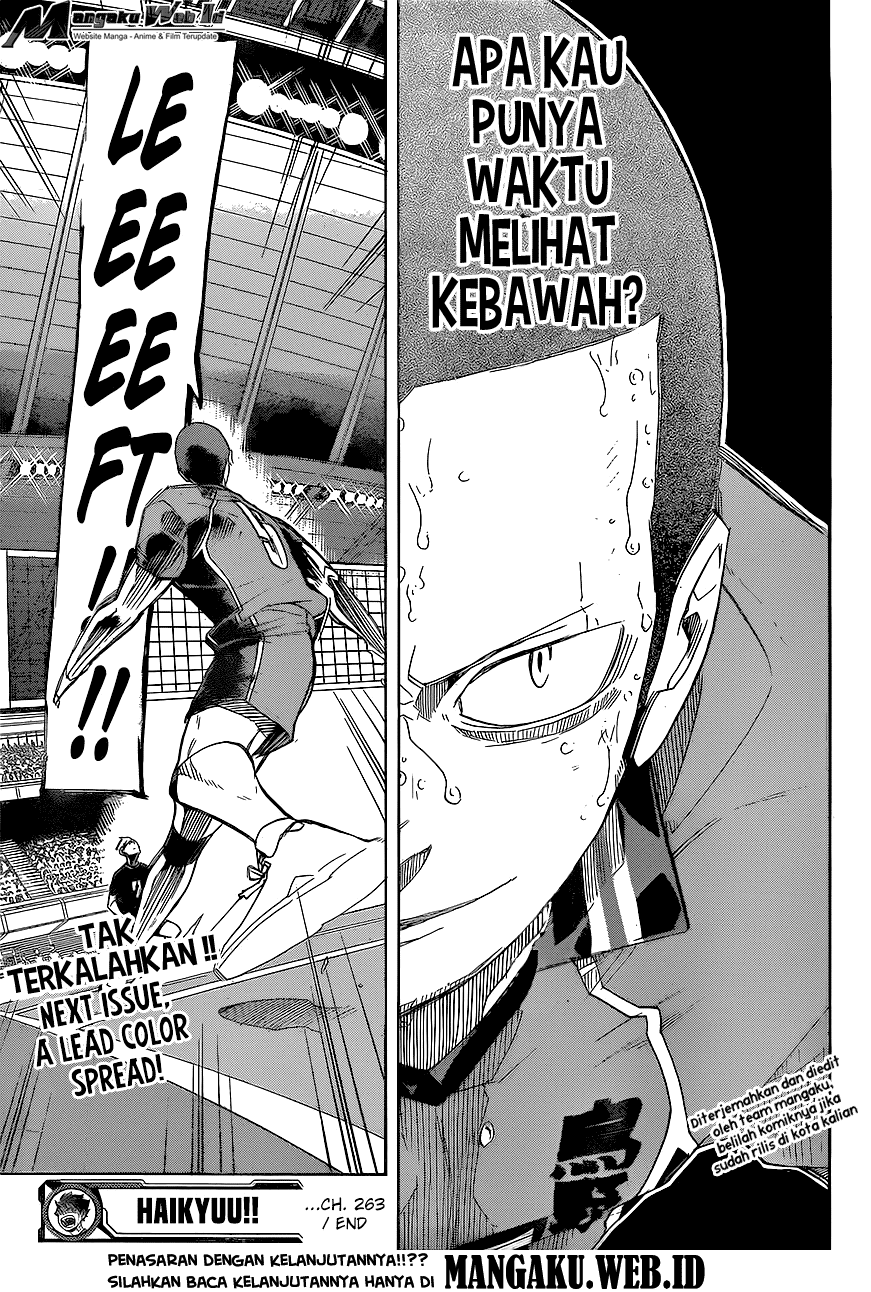 Haikyuu!! Chapter 263 Gambar 19