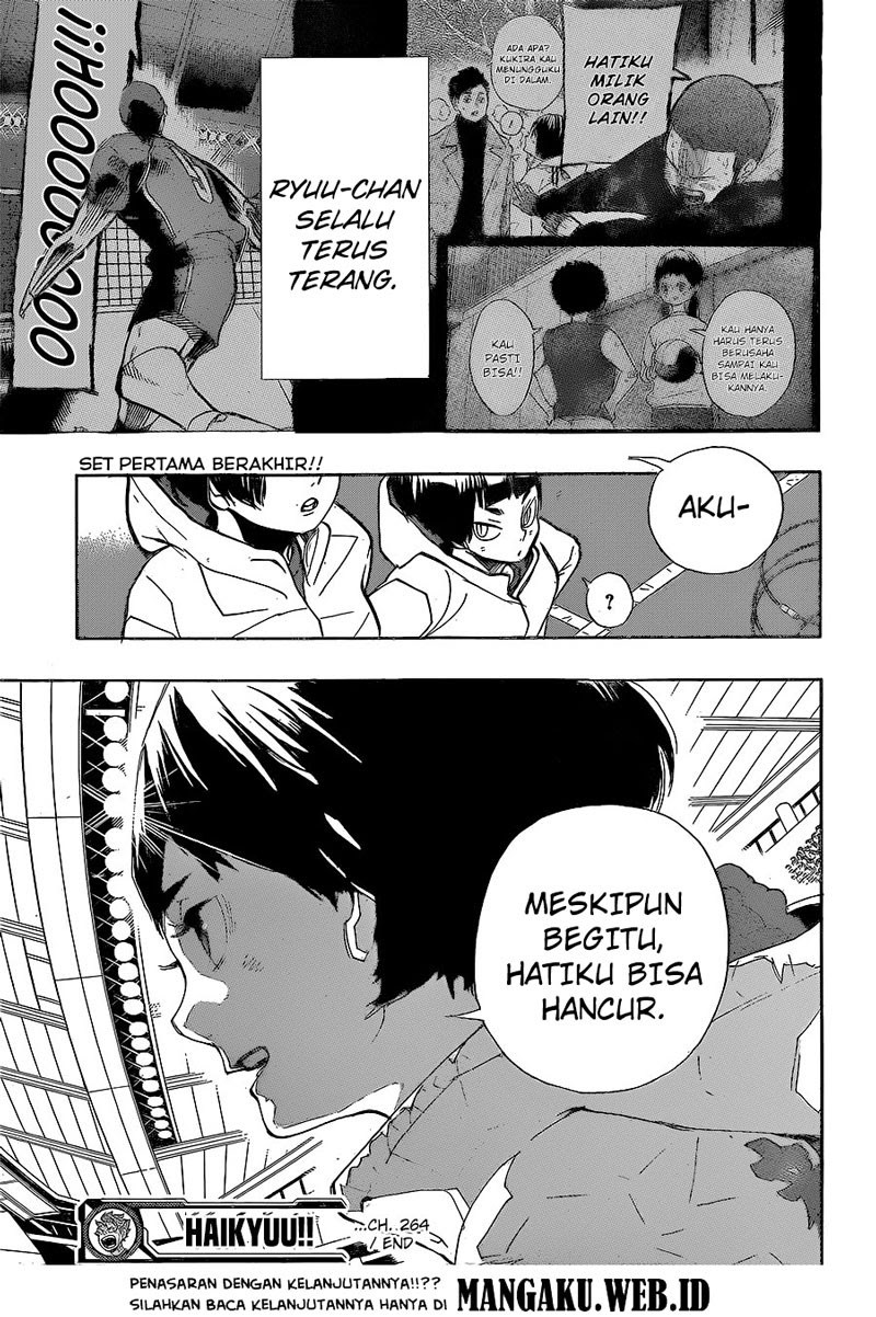 Haikyuu!! Chapter 264 Gambar 19