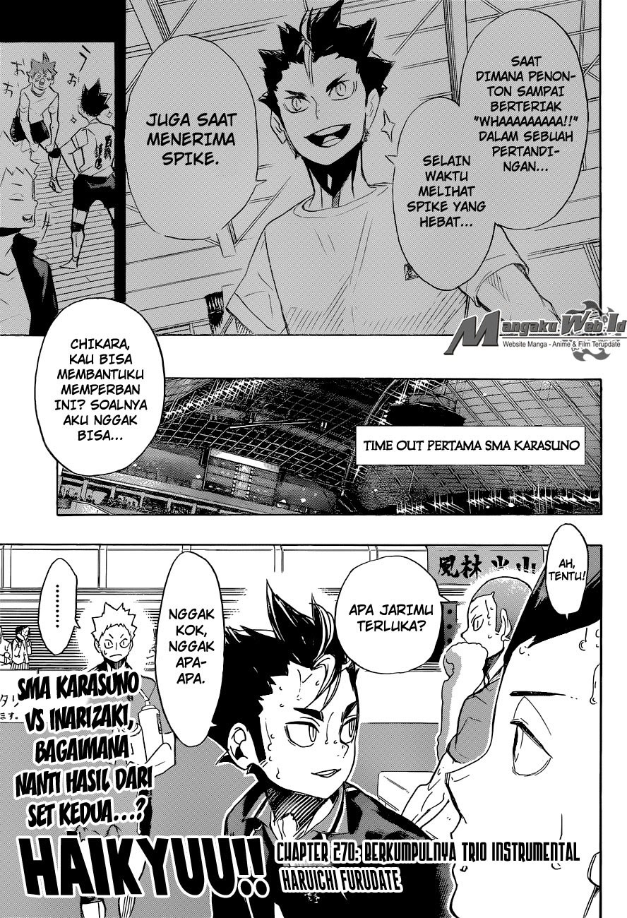 Haikyuu!! Chapter 270 Gambar 2