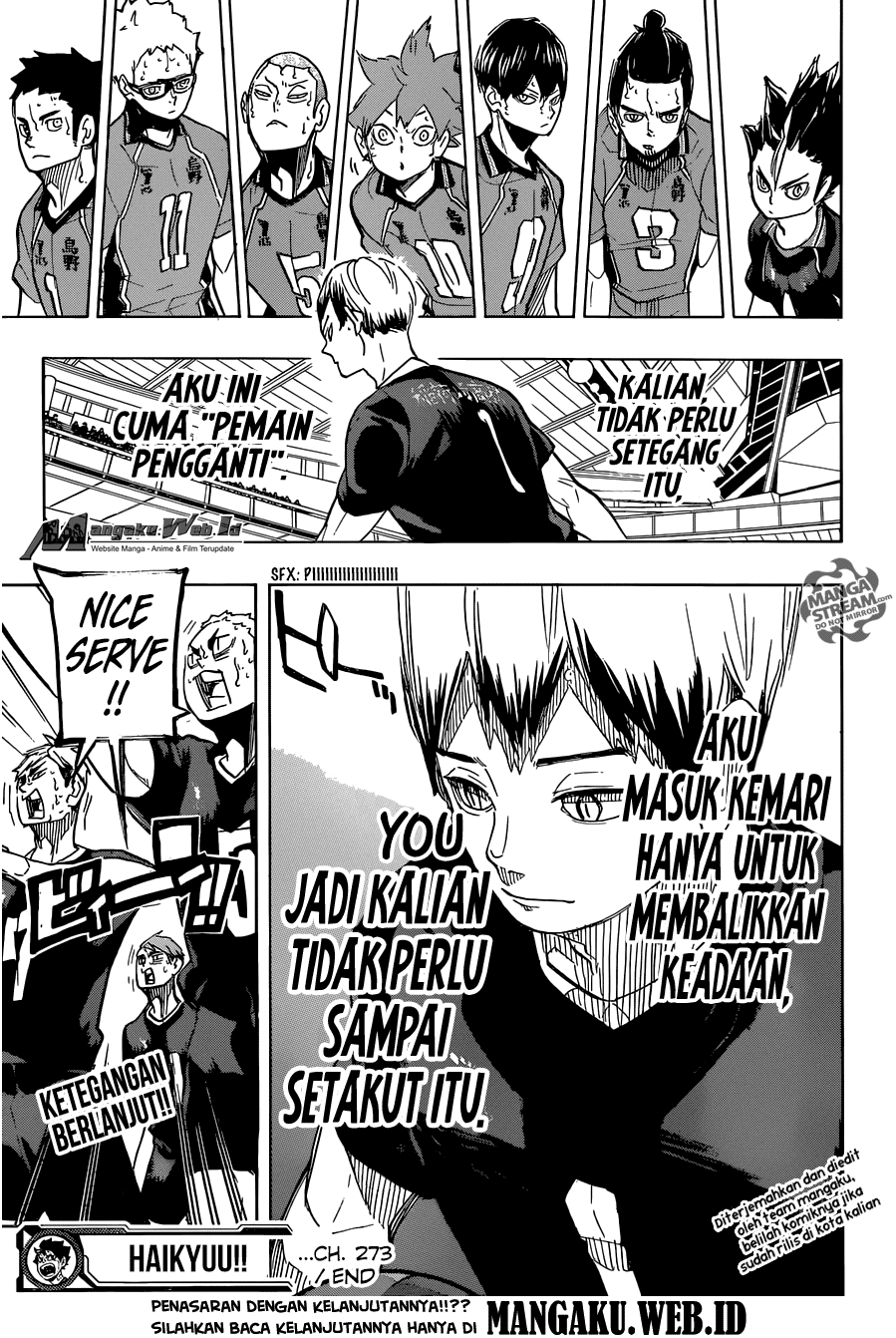 Haikyuu!! Chapter 273 Gambar 19