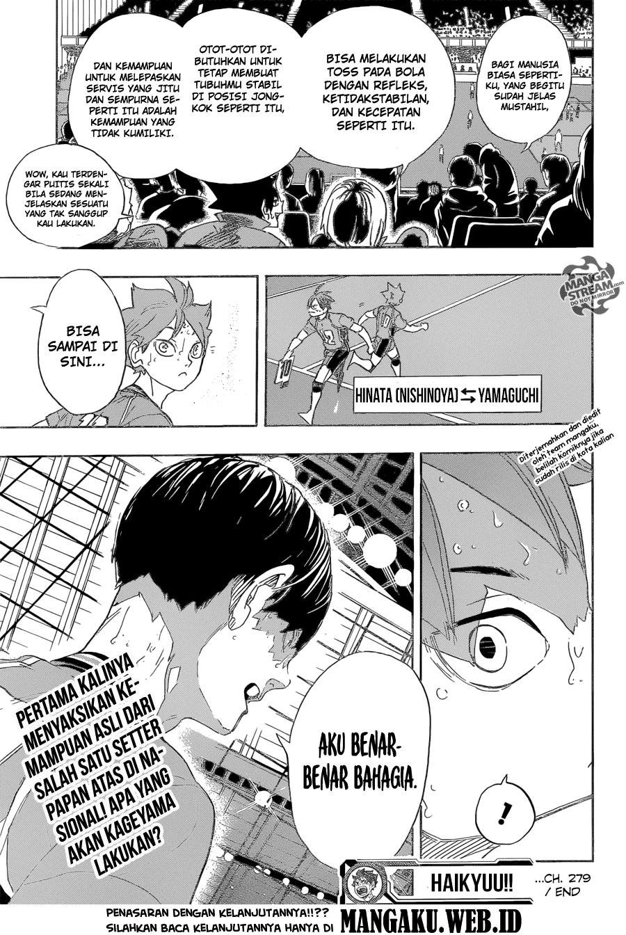 Haikyuu!! Chapter 279 Gambar 19