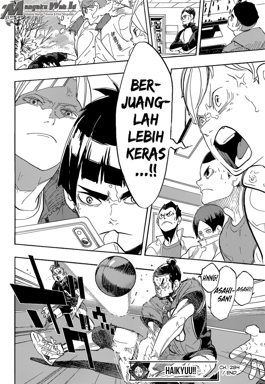 Haikyuu!! Chapter 284 Gambar 17