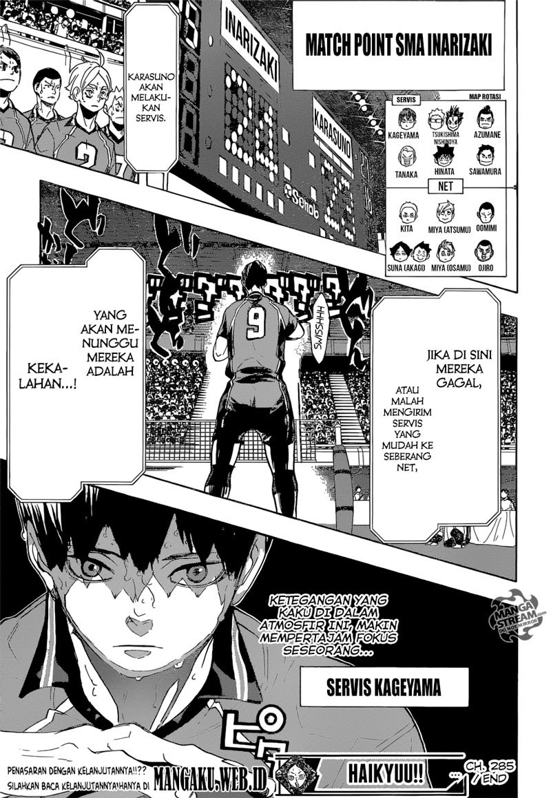 Haikyuu!! Chapter 285 Gambar 16