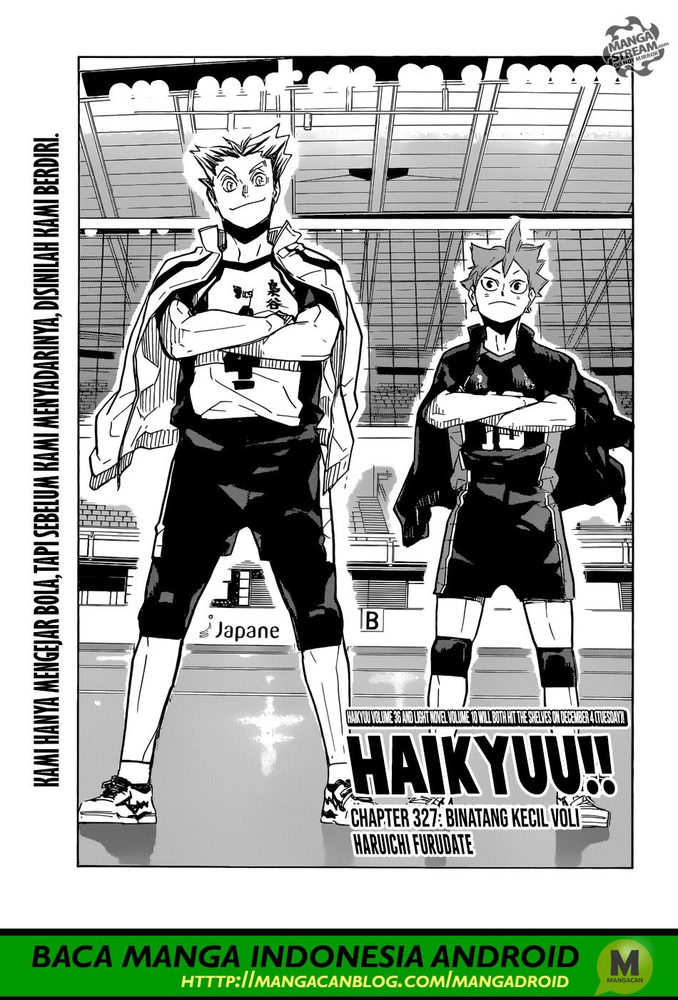 Haikyuu!! Chapter 327 Gambar 1