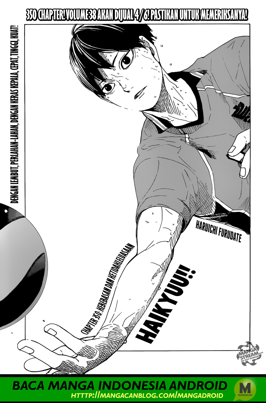 Haikyuu!! Chapter 350 Gambar 3