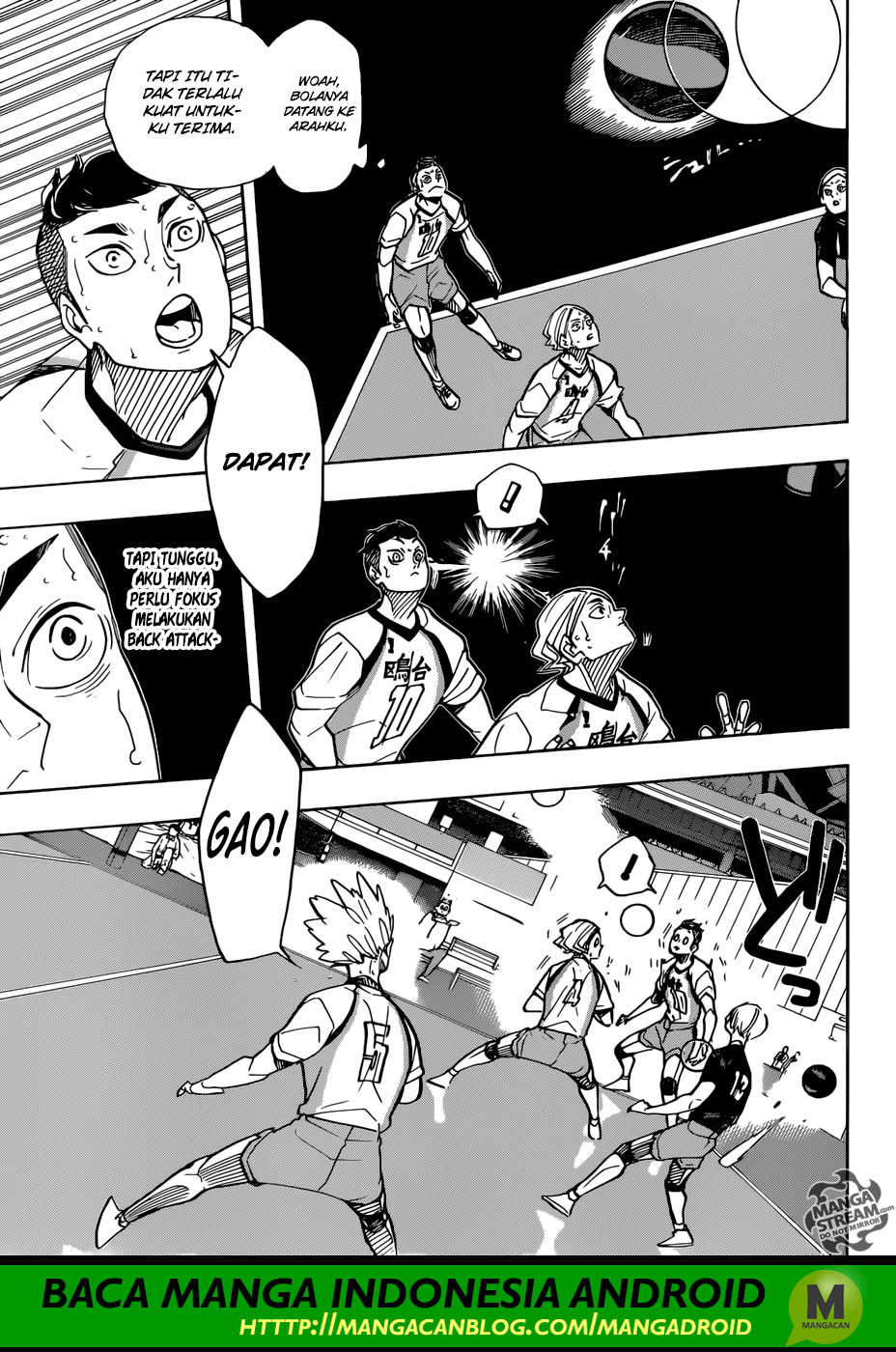 Haikyuu!! Chapter 350 Gambar 10