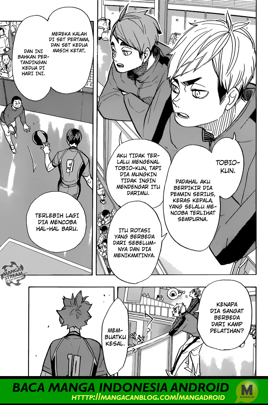 Haikyuu!! Chapter 350 Gambar 14