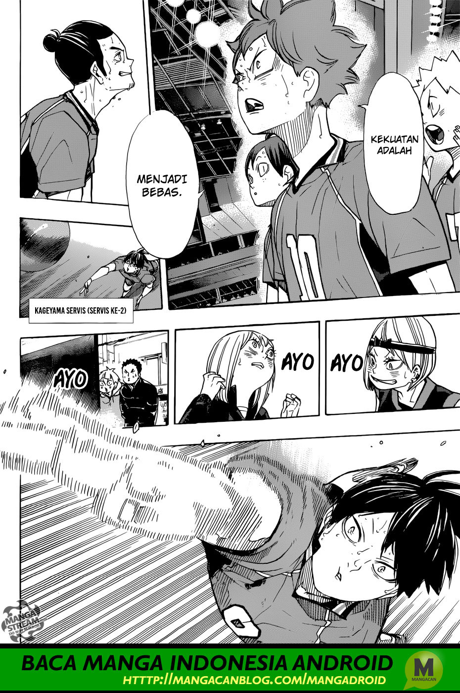 Haikyuu!! Chapter 350 Gambar 15