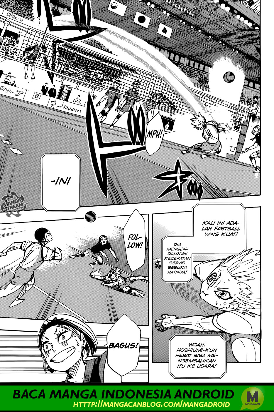 Haikyuu!! Chapter 350 Gambar 16