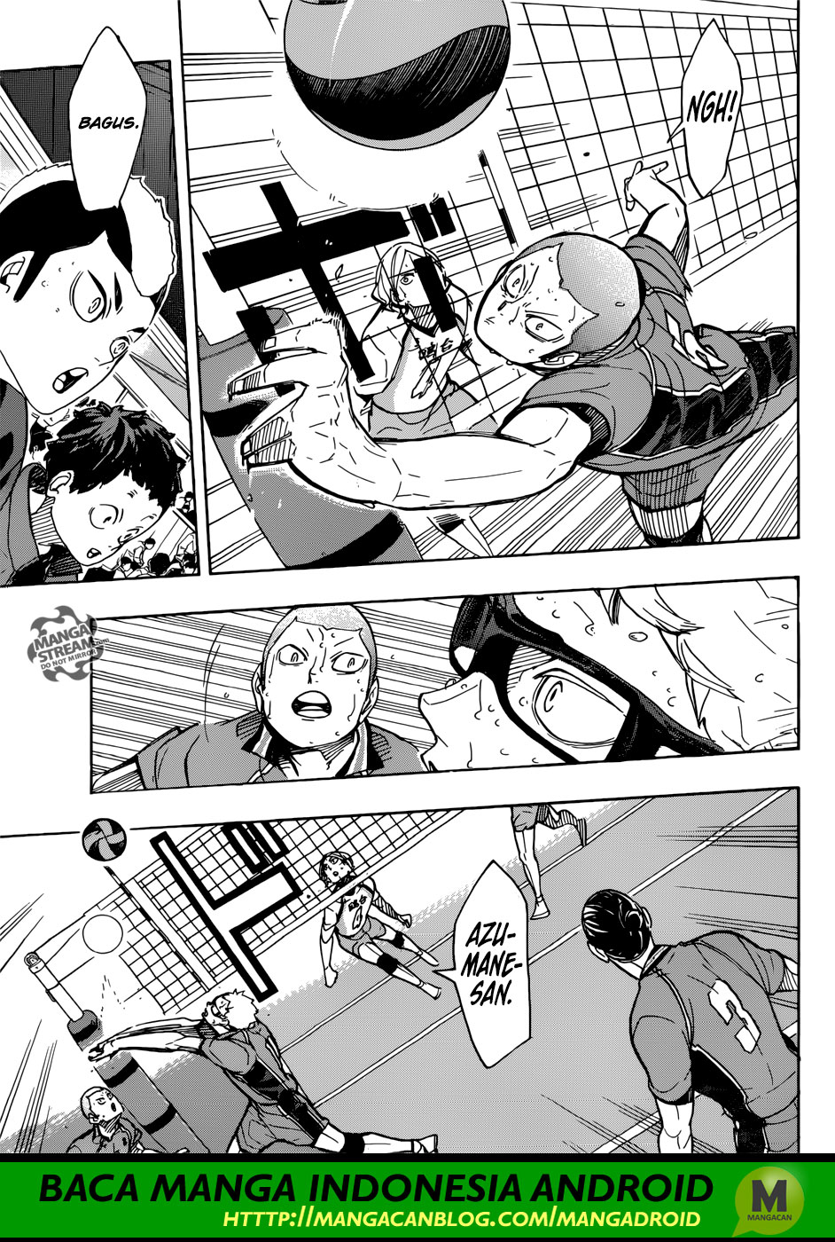 Haikyuu!! Chapter 350 Gambar 18