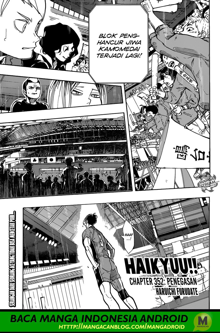 Haikyuu!! Chapter 352 Gambar 1