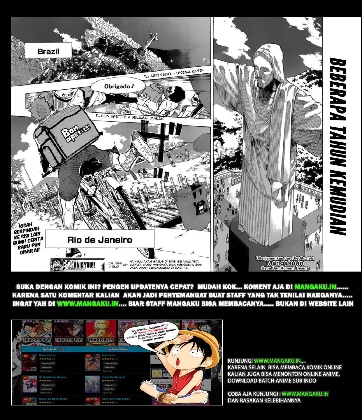 Haikyuu!! Chapter 369 Gambar 15