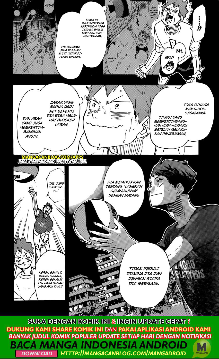 Haikyuu!! Chapter 373 Gambar 16