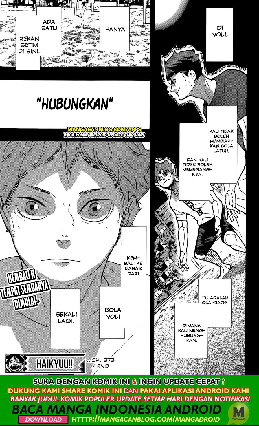 Haikyuu!! Chapter 373 Gambar 19