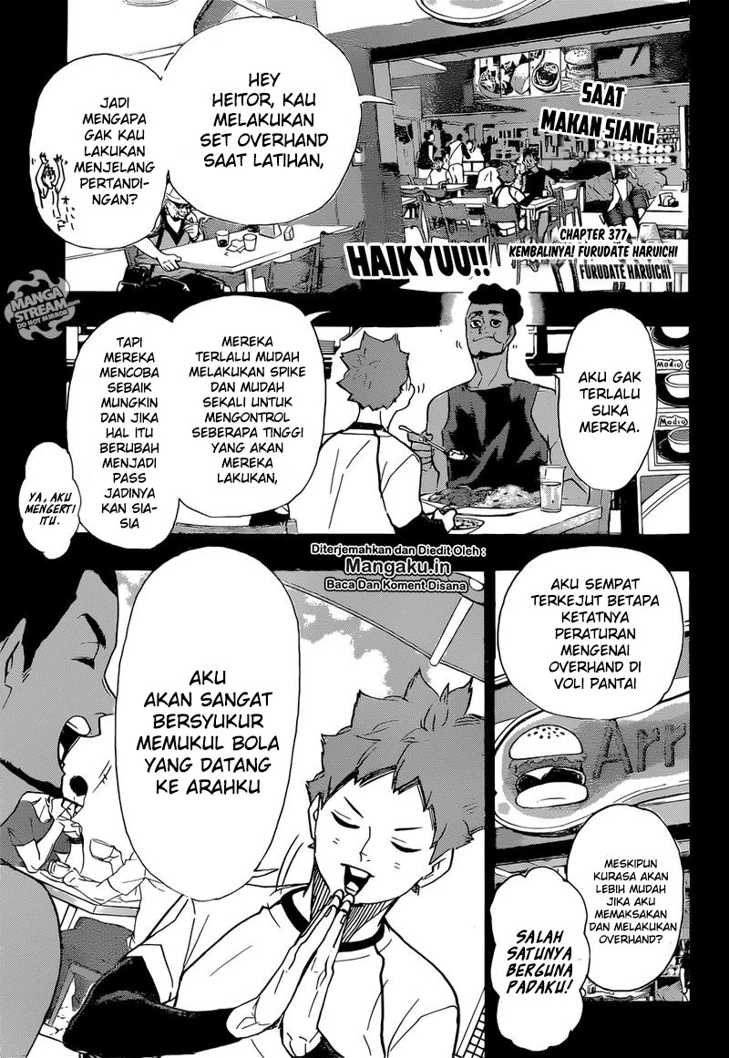 Haikyuu!! Chapter 377 Gambar 1