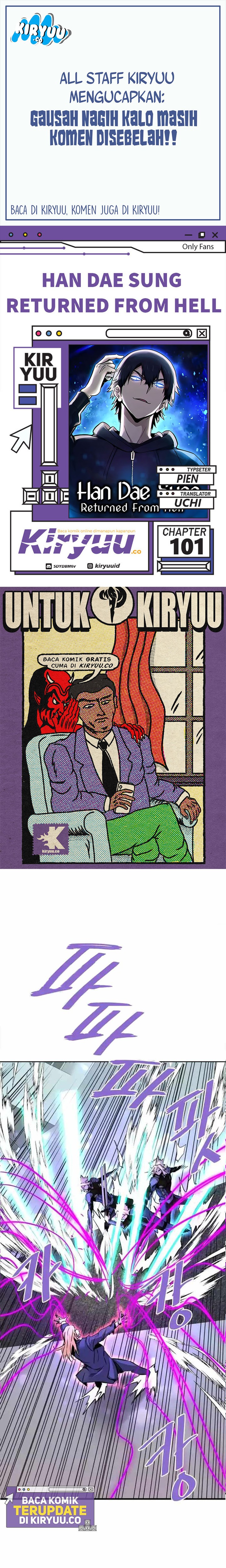 Han Dae Sung Returned From Hell Chapter 101 Gambar 1